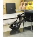 Saint Laurent Tribute Platform Sandals 105mm In Black Patent Leather Saint Laurent Tribute Platform Sandals 105mm In Black Patent Leather