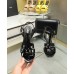 Saint Laurent Tribute Platform Sandals 105mm In Black Patent Leather Saint Laurent Tribute Platform Sandals 105mm In Black Patent Leather