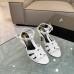 Saint Laurent Tribute Platform Sandals 105mm In White Calfskin Saint Laurent Tribute Platform Sandals 105mm In White Calfskin