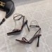 Saint Laurent Nova 100 Sandals In Red Patent Leather Saint Laurent Nova 100 Sandals In Red Patent Leather