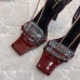Saint Laurent Nova 100 Sandals In Red Patent Leather Saint Laurent Nova 100 Sandals In Red Patent Leather