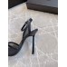 Saint Laurent Missy Sandals 110mm in Black Mesh Saint Laurent Missy Sandals 110mm in Black Mesh