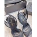 Saint Laurent Missy Sandals 110mm in Black Mesh Saint Laurent Missy Sandals 110mm in Black Mesh