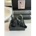 Saint Laurent Corinne Sandals 110mm in Black Satin Saint Laurent Corinne Sandals 110mm in Black Satin