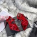 Saint Laurent Tribute Sandals 105 In Red Patent Leather Saint Laurent Tribute Sandals 105 In Red Patent Leather