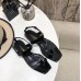 Saint Laurent Cassandra Flat Sandals In Black Patent Leather Saint Laurent Cassandra Flat Sandals In Black Patent Leather