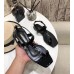 Saint Laurent Cassandra Flat Sandals In Black Patent Leather Saint Laurent Cassandra Flat Sandals In Black Patent Leather