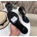 Saint Laurent Cassandra 100 Sandals In Black Calfskin Saint Laurent Cassandra 100 Sandals In Black Calfskin