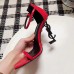 Saint Laurent Opyum 110 Sandals In Red Patent Leather Saint Laurent Opyum 110 Sandals In Red Patent Leather