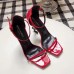 Saint Laurent Opyum 110 Sandals In Red Patent Leather Saint Laurent Opyum 110 Sandals In Red Patent Leather
