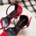 Saint Laurent Opyum 110 Sandals In Red Patent Leather Saint Laurent Opyum 110 Sandals In Red Patent Leather