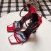 Saint Laurent Opyum 110 Sandals In Red Patent Leather Saint Laurent Opyum 110 Sandals In Red Patent Leather