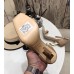 Saint Laurent Opyum 110 Sandals In Beige Suede Saint Laurent Opyum 110 Sandals In Beige Suede