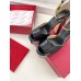 Valentino Tan-Go Platform Sandals 155mm In Black Patent Leather Valentino Tan-Go Platform Sandals 155mm In Black Patent Leather