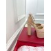 Valentino Tan-Go Platform Sandals 155mm In Rose Cannelle Patent Leather
