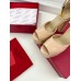 Valentino Tan-Go Platform Sandals 155mm In Rose Cannelle Patent Leather