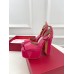 Valentino Tan-Go Platform Sandals 155mm In Rose Red Patent Leather Valentino Tan-Go Platform Sandals 155mm In Rose Red Patent Leather