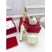 Valentino Tan-Go Platform Sandals 155mm In White Patent Leather Valentino Tan-Go Platform Sandals 155mm In White Patent Leather