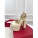 Valentino Tan-Go Platform Sandals 155mm In White Patent Leather Valentino Tan-Go Platform Sandals 155mm In White Patent Leather