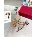 Valentino Roman Stud Slide Sandals 60mm In Rose Cannelle Calfskin Valentino Roman Stud Slide Sandals 60mm In Rose Cannelle Calfskin