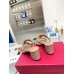 Valentino Roman Stud Slide Sandals 60mm In Rose Cannelle Calfskin Valentino Roman Stud Slide Sandals 60mm In Rose Cannelle Calfskin
