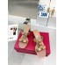Valentino Roman Stud Slide Sandals 60mm In Rose Cannelle Calfskin Valentino Roman Stud Slide Sandals 60mm In Rose Cannelle Calfskin