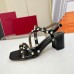 Valentino Rockstud Sandals 60MM with Straps in Black Leather Valentino Rockstud Sandals 60MM with Straps in Black Leather