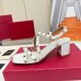 Valentino Rockstud Sandals 60MM with Straps in White Leather Valentino Rockstud Sandals 60MM with Straps in White Leather