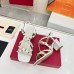 Valentino Rockstud Sandals 60MM with Straps in White Leather Valentino Rockstud Sandals 60MM with Straps in White Leather