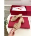 Valentino VLogo Slide Sandals 60mm in Rose Cannelle Patent Leather Valentino VLogo Slide Sandals 60mm in Rose Cannelle Patent Leather