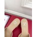 Valentino VLogo Slide Sandals 60mm in Rose Cannelle Patent Leather Valentino VLogo Slide Sandals 60mm in Rose Cannelle Patent Leather