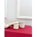Valentino VLogo Cut-out Slide Sandals 60mm in White Leather Valentino VLogo Cut-out Slide Sandals 60mm in White Leather