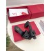 Valentino VLogo Cut-out Slide Sandals 60mm in Black Leather Valentino VLogo Cut-out Slide Sandals 60mm in Black Leather