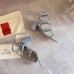 Valentino Rockstud Ankle Strap Sandals 60mm In Blue Calfskin Valentino Rockstud Ankle Strap Sandals 60mm In Blue Calfskin