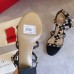 Valentino Rockstud Ankle Strap Sandals 60mm In Black Calfskin Valentino Rockstud Ankle Strap Sandals 60mm In Black Calfskin