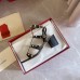 Valentino Rockstud Ankle Strap Sandals 60mm In Black Calfskin Valentino Rockstud Ankle Strap Sandals 60mm In Black Calfskin
