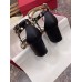 Valentino Rockstud Sandals 60mm In Black Calfskin Valentino Rockstud Sandals 60mm In Black Calfskin