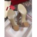 Valentino Rockstud Sandals 60mm In Poudre Calfskin Valentino Rockstud Sandals 60mm In Poudre Calfskin