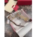 Valentino Rockstud Sandals 60mm In Silver Calfskin Valentino Rockstud Sandals 60mm In Silver Calfskin