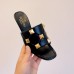 Valentino Roman Stud Slide Sandals 65mm In Black Leather Valentino Roman Stud Slide Sandals 65mm In Black Leather