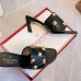 Valentino Roman Stud Slide Sandals 65mm In Black Leather Valentino Roman Stud Slide Sandals 65mm In Black Leather