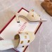 Valentino Roman Stud Slide Sandals 65mm In White Leather Valentino Roman Stud Slide Sandals 65mm In White Leather