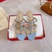 Valentino Rockstud Flip Flop Sandals 50mm In Blue Calfskin Valentino Rockstud Flip Flop Sandals 50mm In Blue Calfskin