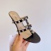 Valentino Rockstud Flip Flop Sandals 50mm In Black Calfskin Valentino Rockstud Flip Flop Sandals 50mm In Black Calfskin