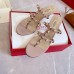 Valentino Rockstud Flip Flop Sandals 50mm In Poudre Calfskin Valentino Rockstud Flip Flop Sandals 50mm In Poudre Calfskin