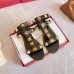 Valentino Roman Stud Flat Sandals In Black Calfskin Valentino Roman Stud Flat Sandals In Black Calfskin