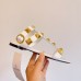 Valentino Roman Stud Flat Sandals In White Calfskin Valentino Roman Stud Flat Sandals In White Calfskin