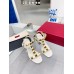 Valentino Roman Stud Sandals 90mm In White Calfskin Valentino Roman Stud Sandals 90mm In White Calfskin