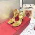 Valentino Rockstud No Limit Sandal 100mm In Gold Metallic Nappa Valentino Rockstud No Limit Sandal 100mm In Gold Metallic Nappa