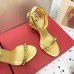 Valentino Rockstud No Limit Sandal 100mm In Gold Metallic Nappa Valentino Rockstud No Limit Sandal 100mm In Gold Metallic Nappa